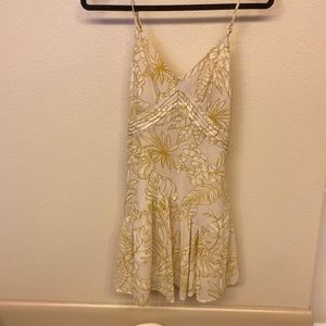 Cream and Gold Sundress. Forever 21.